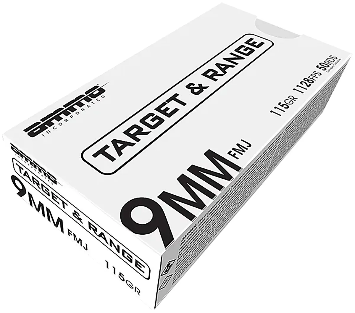 Signature Full Metal Jacket 115 gr 9mm Handgun Ammo - 50 Round Box