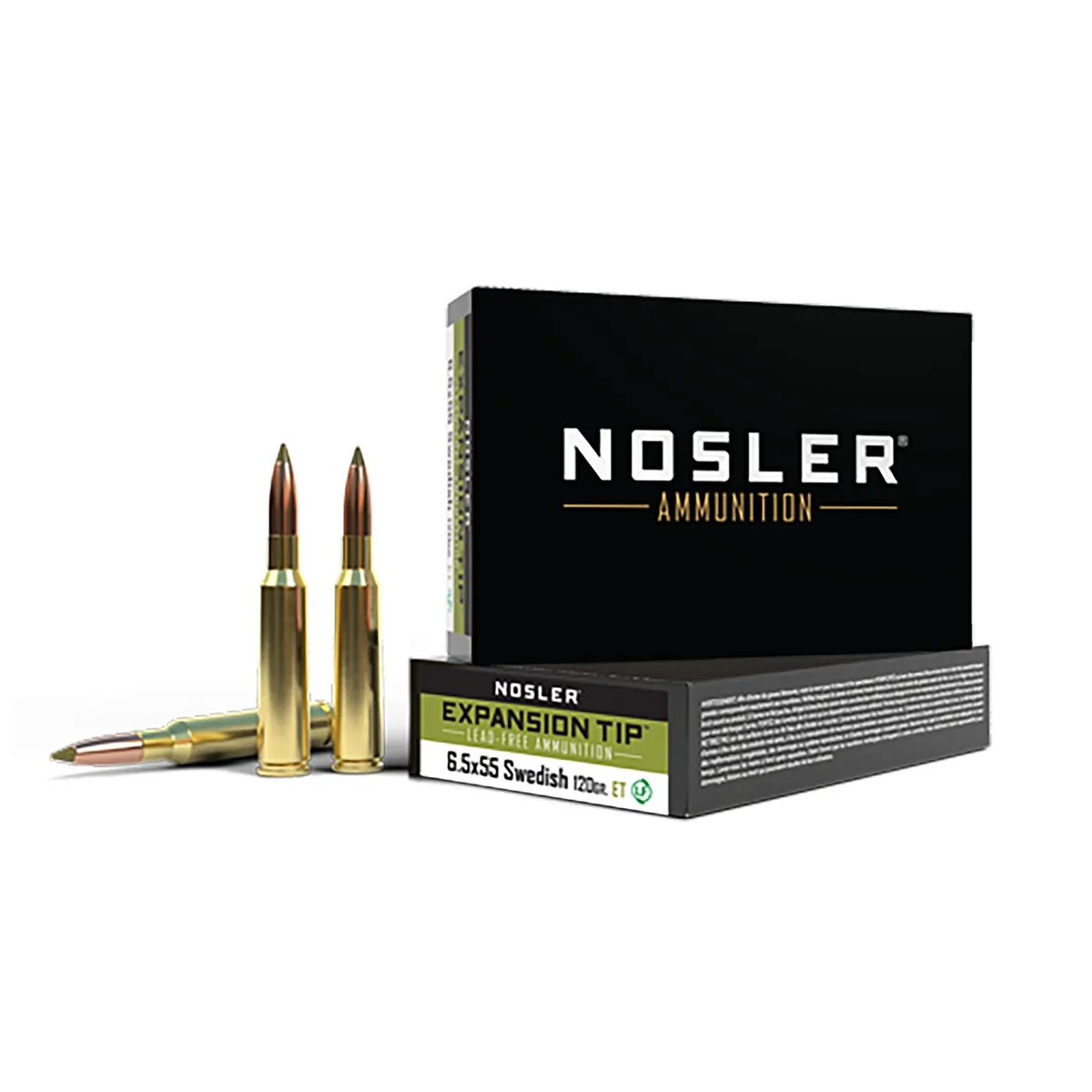 Expansion Tip 120 gr 6.5mmX55mm Swede Rifle Ammo - 20 Round Box