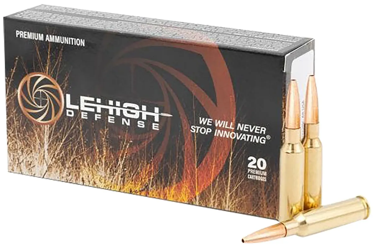 Lehigh Defense 130 gr 6.5mm Creedmoor Rifle Ammo - 20 Round Box