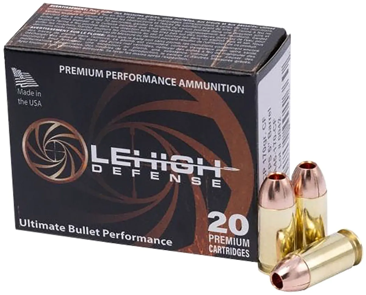 Lehigh Defense 170 gr 45 ACP Handgun Ammo - 20 Round Box