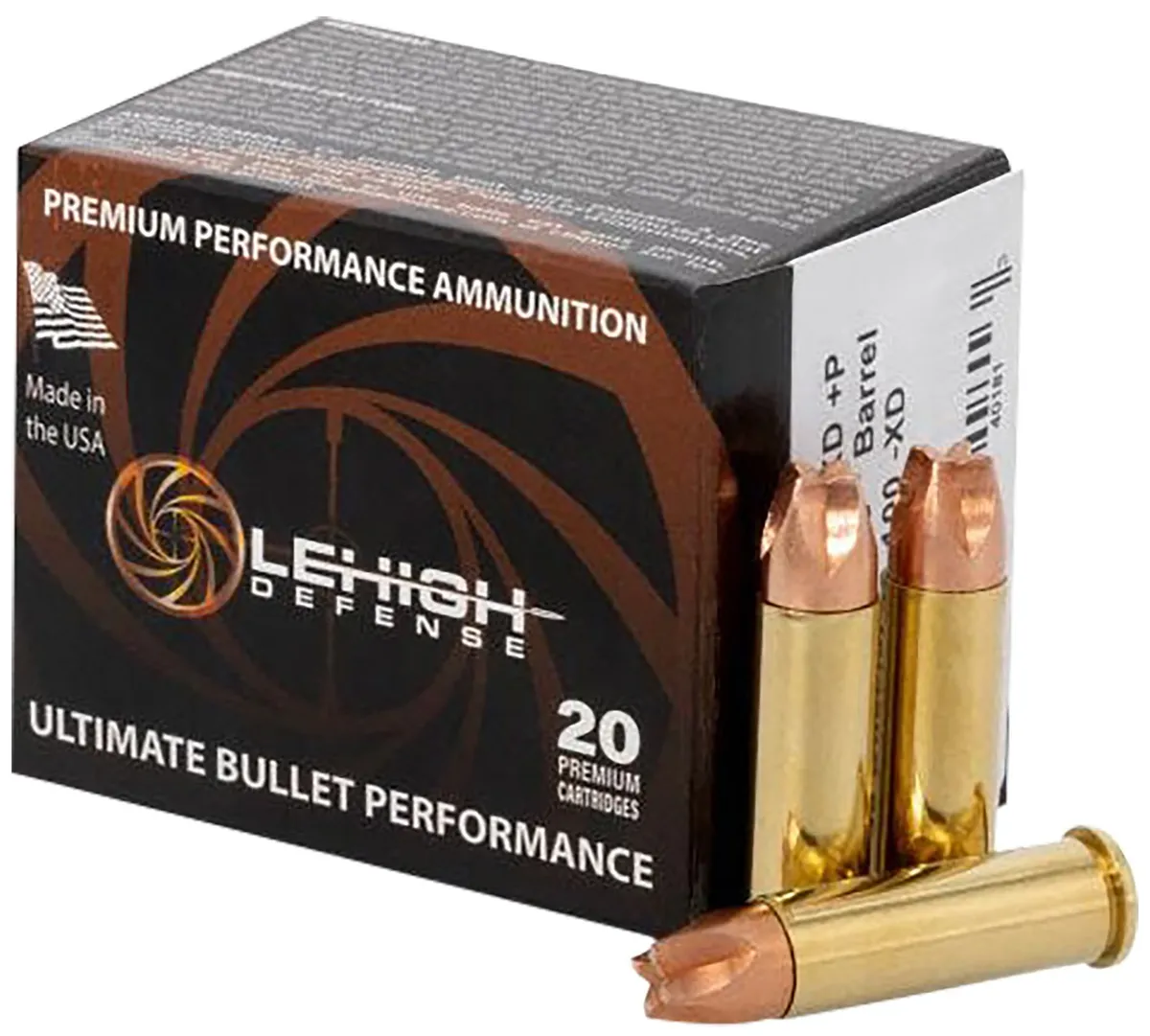 Lehigh Defense 100 gr 38 Special+P Handgun Ammo - 20 Round Box