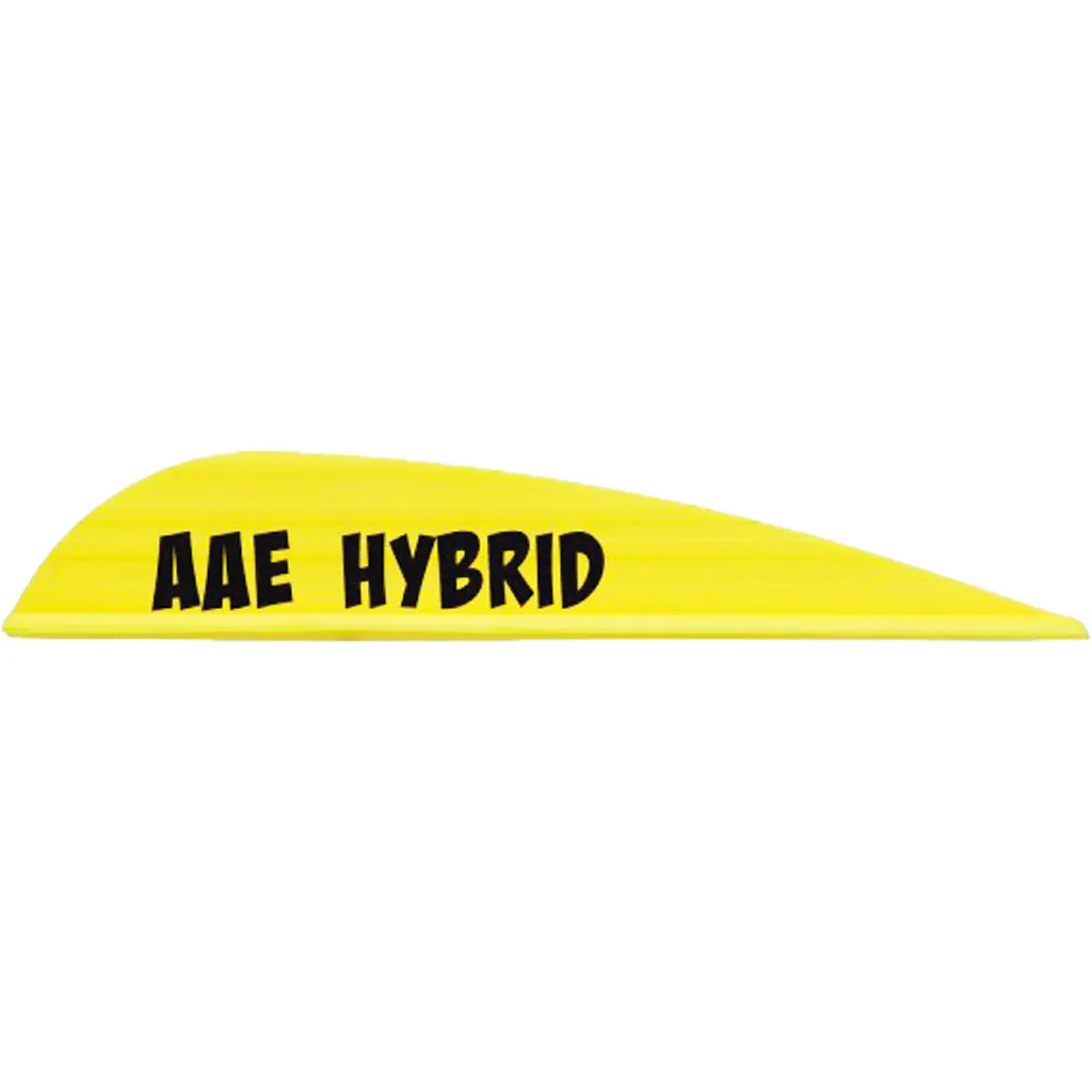 Yellow - Hybrid 26 Arrow Vanes - 50 Pack