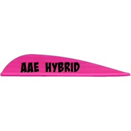 Hot Pink- Hybrid 26 Arrow Vanes - 50 Pack