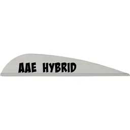 Gray - Hybrid 26 Arrow Vanes - 50 Pack