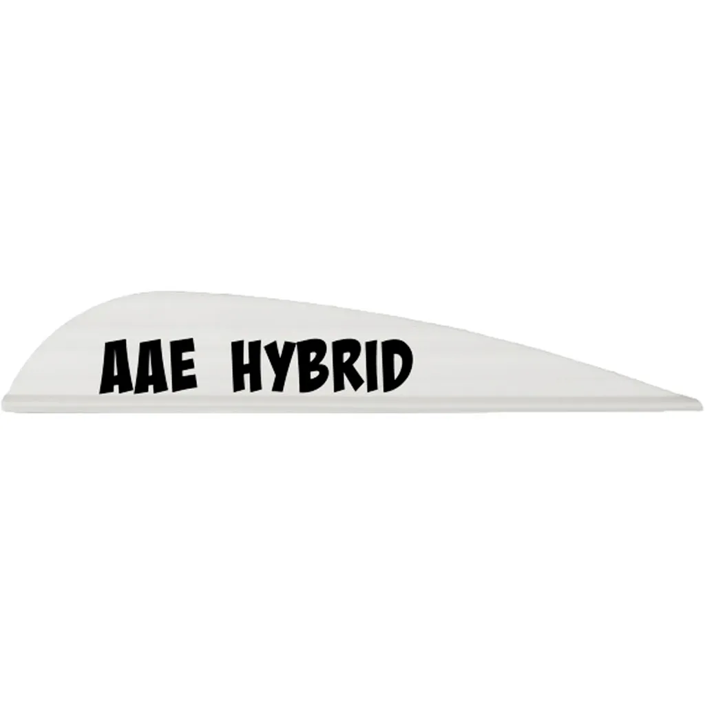 White - Hybrid 26 Arrow Vanes - 50 Pack