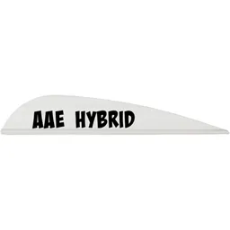 White - Hybrid 26 Arrow Vanes - 50 Pack