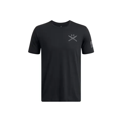 Black - Men's UA Freedom Spine T-Shirt