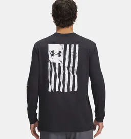 Black - Freedom Flag LS T-Shirt